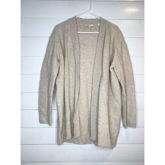 Vince Cream Open-Front Cardigan - Picture 3 of 9